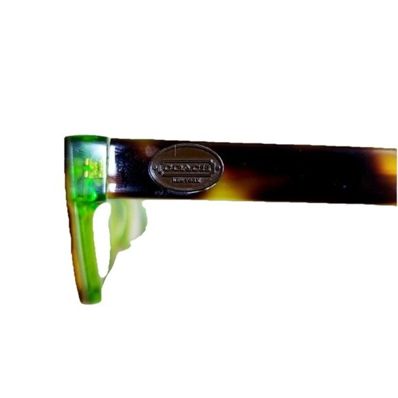 Coach Brooklyn 5117 Tortoise Green Eyeglasses w Case HC6040 5016135 Office - Picture 8 of 10